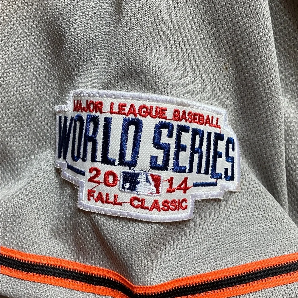 Majestic Madison bumgarder Gray Giants size 56 Baseball Jersey